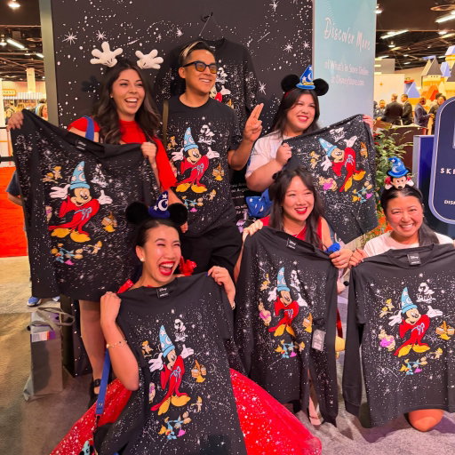 “It looks like you’re having a lot of fun.”

This was my first D23, which is not only Disney’s official fan club, but its ultimate fan event. I was a judge for the Mousequerade, on the DisneyStyle panel, and dropped my first piece from Disney | Bobby Kim. The highlight, however, was meeting fellow Disney fans from all walks of life. Total strangers who fast became familiar. 

On Saturday, I roamed the food trucks and joined different tables for lunch. I met a guy who came by himself and was excited about the Starfighter announcements. There was an older couple who had lined up for an exclusive plush (and scored!). A younger woman didn’t realize I’d designed the shirt I was wearing and inquired as to the release. Some people had attended every D23, while others were exploring their first like me. 

There are so many doors into Disney fandom, from Imagineering attractions to Topps and Lorcana cards, animation to Marvel comics. But the overarching theme is friendship. And the throughline is FUN.

@disneyd23 @disneystyle @disney