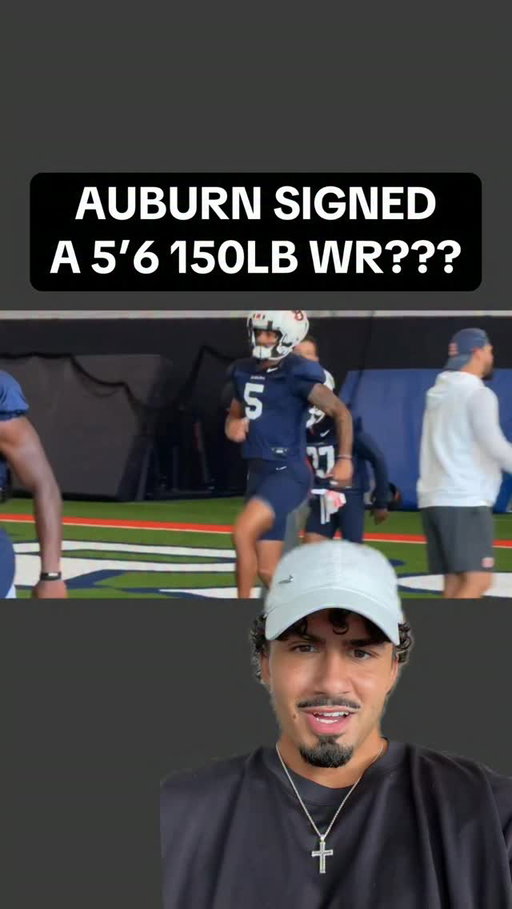 Auburn has a secret weapon at wide receiver… #collegefootball #auburn #cfb #auburnfootball #secfootball