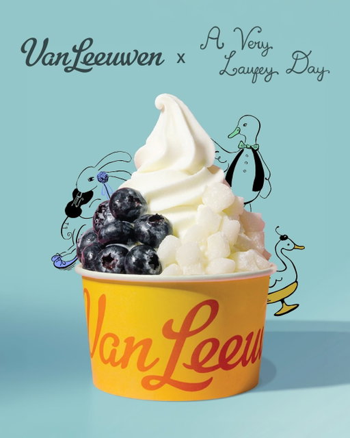 🍦VAN LEEUWEN X A VERY LAUFEY DAY🎶

Van Leeuwen is an official stop for A Very Laufey Day. Stop by and try the “A Very Laufey Way” FRO-YO made with tart FRO-YO topped with fresh blueberries & mochi. 🫐🍦

On August 23rd, just ask for ‘A Very Laufey Day BOGO’ at any Van Leeuwen FRO-YO store, get one FREE medium FRO-YO with any purchase of a medium FRO-YO.✨

🍦Find Van Leeuwen FRO-YO at the locations below:
NYC: Noho, Rockefeller Center, Williamsburg, Greenpoint Flavor Lab, East Village, 96th & Madison
NJ: Jersey City, Millburn
CA: Burbank
FL: Brickell Miami
DMV: Union Market, 14th Street,  Old Town Alexandria
CT: Greenwich