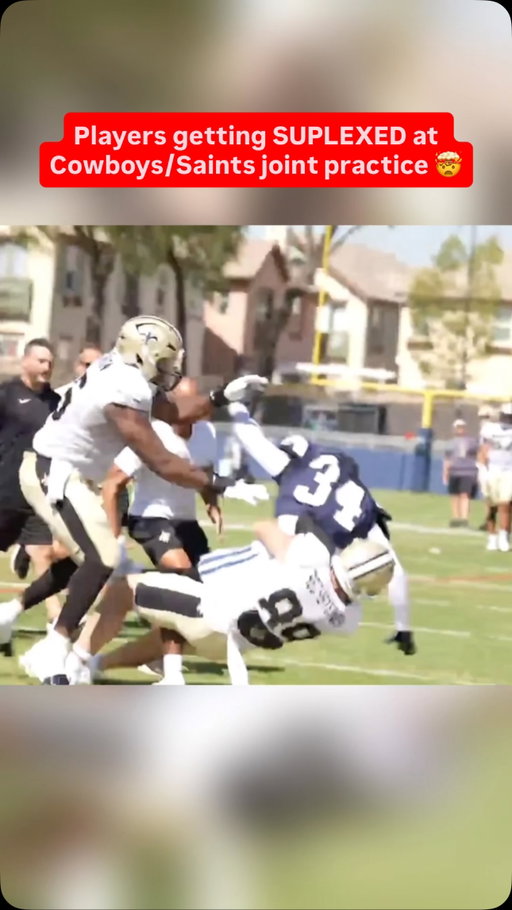 COWBOYS SAINTS JOINT PRACTICE GOT CHIPPY 😈 

(via @nofnetwork)

#nfl #football #nflfootball