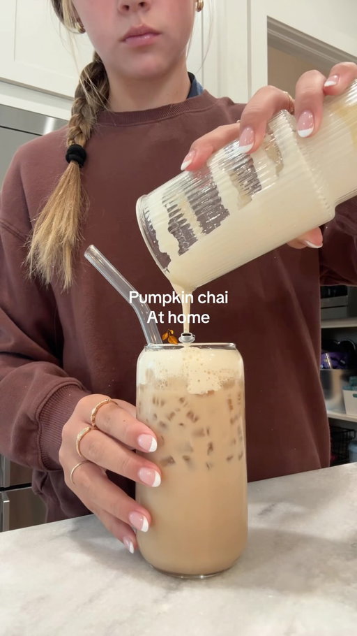 It’s pumpkin szn in this house! @blaikley_c made her own Pumpkin Chai with TAZO Classic Chai Latte 🎃🍂

Cozy, spiced and ready before the drive-thru line even moves 😉