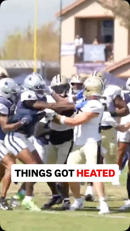 Joint practice between the Saints and the Cowboys got heated on Tuesday 😳

🎥: X/nofnetwork