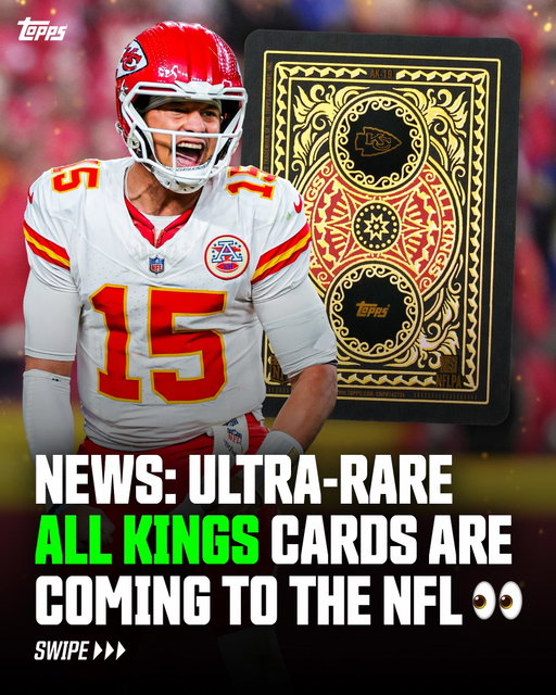 THEY’RE HERE 👑 The iconic ‘All Kings’ trading cards make their NFL debut in Topps Flagship Football, arriving this Friday!