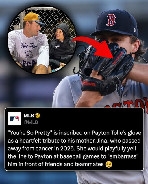 Payton Tolle’s mom, Jina, continues to impact how he carries himself both on and off the field ❤️ #PlayersWeekend