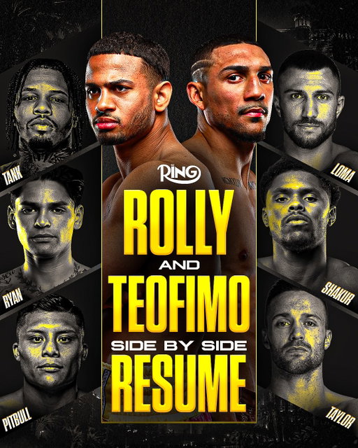 Rolly Romero and Teofimo Lopez meet for the WBA welterweight title on Saturday night in Vegas 🔥

Who has fought the tougher opposition in their career so far ❓

#RollyTeofimo | August 22nd | Live on DAZN & DAZN on Prime 📺