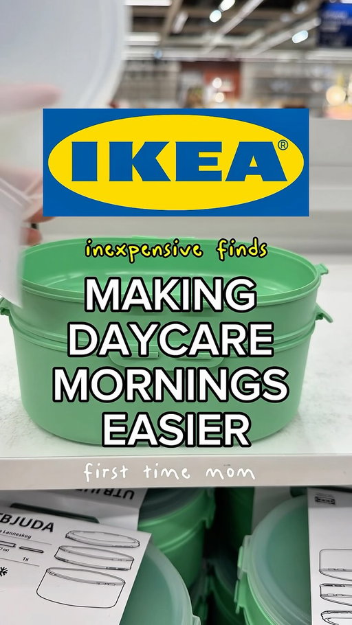 Daycare mornings are about to get BUSY 😅 so I’m getting prepared with these inexpensive IKEA finds to make breakfast, lunch + 2 snacks a little easier! 🥹 #IKEACanadaPartner

Everything I used 👇

🍱 IKEA 365+ glass food containers — meal prep + storing meals and snacks
🫙 KORKEN jars — keeping pasta + dry snacks fresh and organized
🏷️ FÖNSTERFIKUS labels — reusable labels for my KORKEN jars
🧁 BAKTIDER muffin mold — meal-prepping egg bites + mini muffins
🍽️ KALAS plates — easy, kid-friendly breakfast plates
🥕 PRUTA food containers — perfect sizes for puffs, fruit, hummus, chia pudding + veggies
🍝 ANNONS 5-piece cookware set — affordable cookware for quick meals like our one-pot dino pasta
🥡 UTBJUDA stackable lunch box — keeps his lunch separated and ready for daycare

Save this for daycare prep! 🫶

#DaycarePrep #ToddlerMeals #MomHacks #FirstTimeMom @ikeacanada