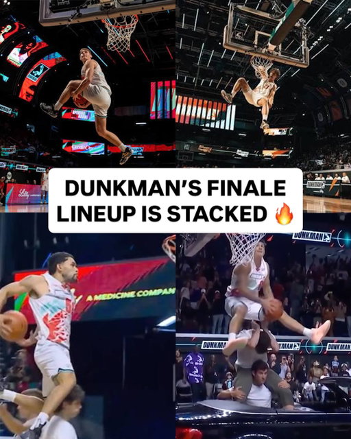 The finale is set and the lineup is STACKED 🔥 Who will win the Dunkman World Championship?!

Find out August 25 at 8pm ET on TNT and HBO Max 📺
