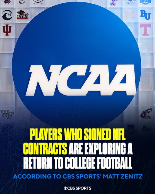 Players who have signed NFL contracts are looking into filing lawsuits that would allow them to go back to college and possibly even enter the transfer portal, according to @mzenitz 

This stems from a preliminary injunction in Colorado granted for the Class of 2022 to gain another year of eligibility.