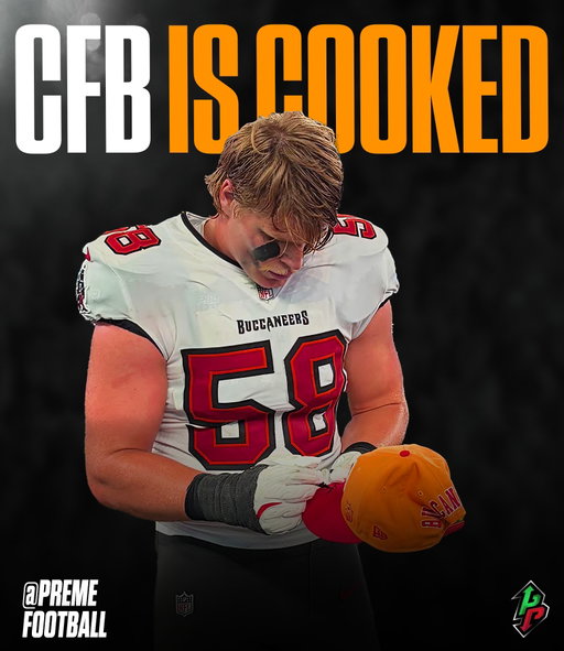 Buccaneers DE Jack Pyburn is trying to return to college despite playing in an NFL game last Friday.

The former LSU EDGE filed a lawsuit against the NCAA seeking the option to return to college and was granted a temporary restraining order allowing him to enter the transfer portal.

Pyburn just made his NFL debut last week, recording 2 sacks and earning a 71.0 PFF grade.

The state of the NCAA is so cooked. People are playing in NFL games and then trying to go back to college. 😭

(via Matt Zenitz)