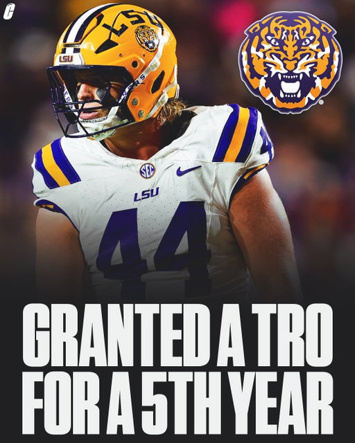 Former LSU EDGE Jack Pyburn has been granted a TRO for a fifth year of College Football 🤯

He played in an NFL preseason game for the Tampa Bay Buccaneers last week, racking up 2 sacks.

(Via Pete Nakos)