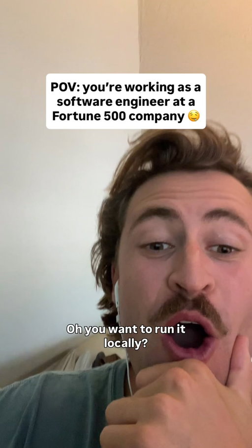 POV: you start working at a big corp and realize being a swe isn’t what you expected 🤣