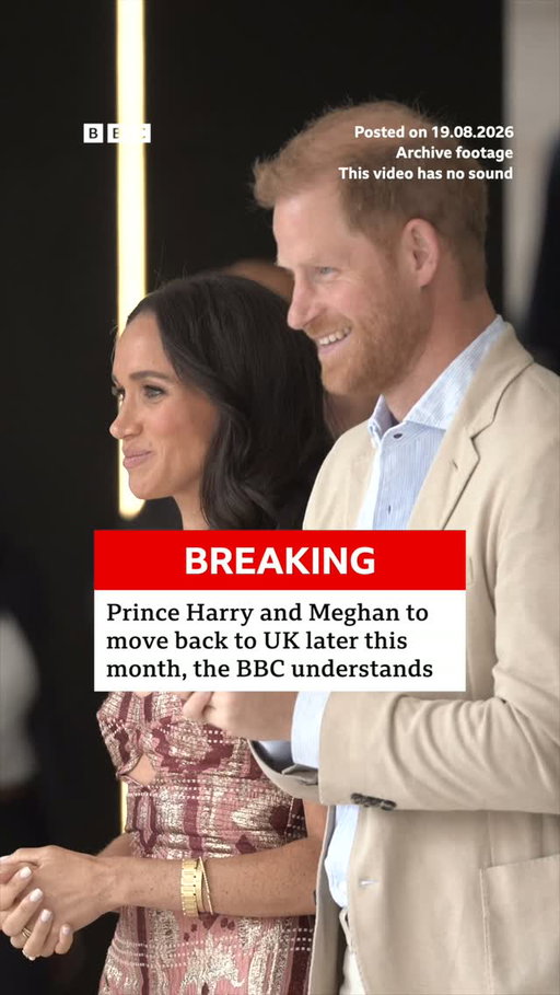 The Duke and Duchess of Sussex are planning to move back to the UK, the BBC understands. 
 
As first reported by the Daily Telegraph, Prince Harry and Meghan intend to relocate from the US later this month to a private, non-royal residence outside of London.
 
The couple's children, Prince Archie, 7, and Princess Lilibet, 5, are enrolled to start at a British school in September.
 
Tap the link in @BBCNews's bio for more details on their move back to the UK.
 
#BBCNews
