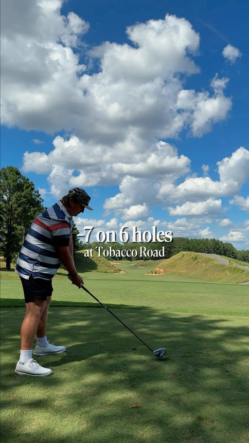 highlight reel was highlighting #jakedezgolf #golf #tobaccoroad #golfcourse #birdie