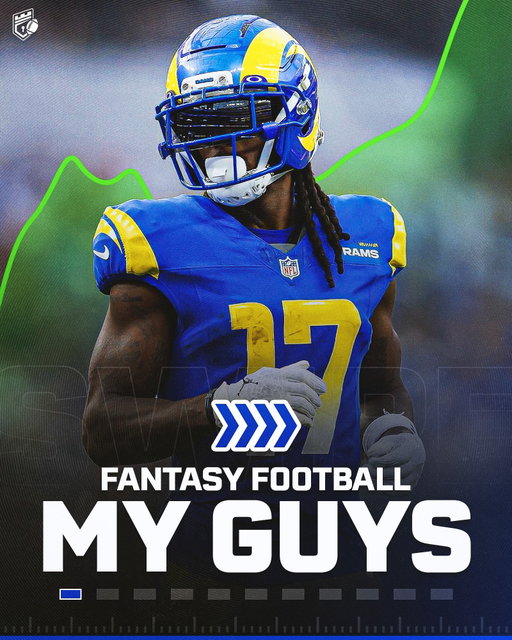 My Guys for 2026 Fantasy Football. 🔥🤝

Thoughts? 👀

Follow @domainfantasyfootball for more Fantasy Football content!

Avery’s Guy:
Bengals RB Chase Brown

Nathan’s Guy:
Saints WR Chris Olave

Avery’s Guy:
Colts TE Tyler Warren

Nathan’s Guy:
Giants RB Cam Skattebo

Avery’s Guy:
Broncos WR Jaylen Waddle

Nathan’s Guy:
Dolphins RB De’Von Achane

Avery’s Guy:
Rams WR Davante Adams

Nathan’s Guy:
Chargers WR Ladd McConkey

Avery’s Guy:
Chargers RB Omarion Hampton

Nathan’s Guy:
49ers WR Deebo Samuel & Commanders WR Stefon Diggs