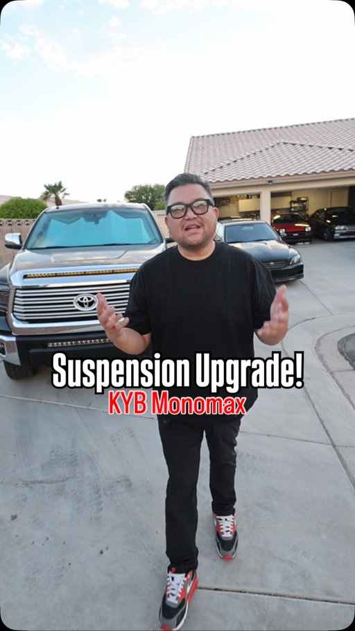 I've been running @KYBshocks on my AE86s for years, and now on my V8 Tundra Crewmax! 

The full comparison between Toyota Bilstein & KYB, shock install + towing test is on the @MOTORMAVENS YouTube channel. Link in bio.

Paid partnership with KYB. #ad #KYB #monomax #kybshocks