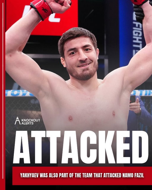 After Namo Fazil claimed he was attacked by a group of around 15 Chechens during fight week, another name has now surfaced in connection with the alleged incident.

Abdulrakhman Yakhyaev, a rising UFC light heavyweight prospect known for his undefeated record and explosive finishing ability, was reportedly also part of the group involved in the confrontation.

He is the second UFC fighter mentioned in connection with the situation, alongside Baisangur Susurkaev, as more details continue to circulate around the alleged attack.