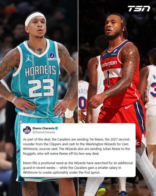 A few other corresponding moves took place after the three-team trade involving Peyton Watson to the Cavaliers.