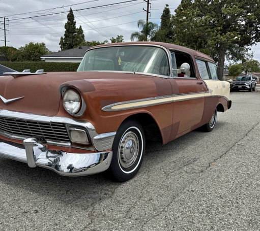 🚨 FOR SALE 
56 Chevy nomad. 
📍 so cal 
Contact @toxick90805  serious inquiries only
35k 
Good luck! 
.
#carforsale #classiccar #socal #1950s #wagonwednesday
