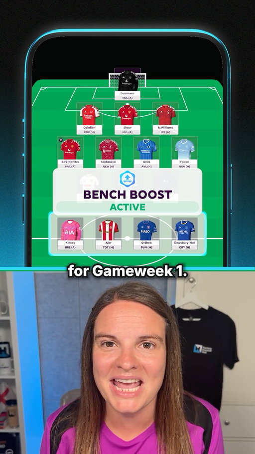 #FPL GW1 Team Reveal! 👀 #ad
📲 Link in bio to get your team rated!