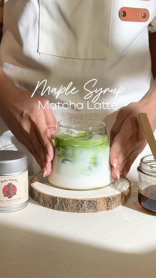 trying a new matcha from @raku_matcha 🤎 “Hikari”
I paired it with maple syrup and it brought out the caramel notes of “Hikari” Matcha more. I really love how smooth it was and it’s next to no bitterness at all, it tastes like a salted caramel for me instead~

Oh, i also tried a new angle, im not sure if I should keep it or maybe I’ll try to improve it next time hehe

have a great and cozy day! ✨

#matcha #matchalatte #homecafe #explore #cozy 

matcha lover, maple syrup, maple syrup matcha latte, matcha at home, matcha for you, matcha addict, matcha love, cozy vibes, cozy homecafe, homecafe aesthetic, matcha video, matcha tea