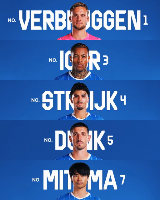 Locked in for Tromsø & beyond. 🔐

Our 26/27 squad numbers have been confirmed ahead of our season opener in Norway! 💙🤍