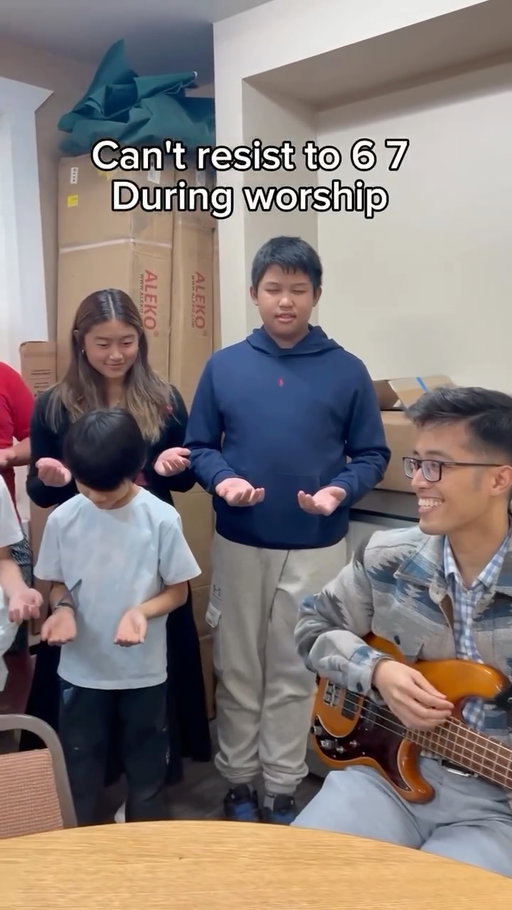 6 7 & Amen!!

Sunday Service:
📍10808 SE 28th St, Bellevue, WA 98004
Main Service: 10 AM
English/Thai Bilingual Service: 2 PM

#67 #churchhumor #christianmemes #churchreels #faithtok