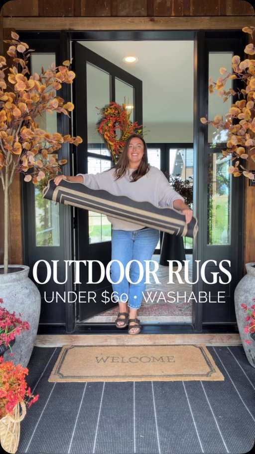 Comment ✨rugs✨ and I’ll send everything to you via DM.

Outdoor rug season is upon us 🍂 Testing the plaid, the checkered, and the classic black to see which one wins the front porch.

Spoiler: it’s harder to choose than you’d think.

https://liketk.it/6kdce LinkDM *649*