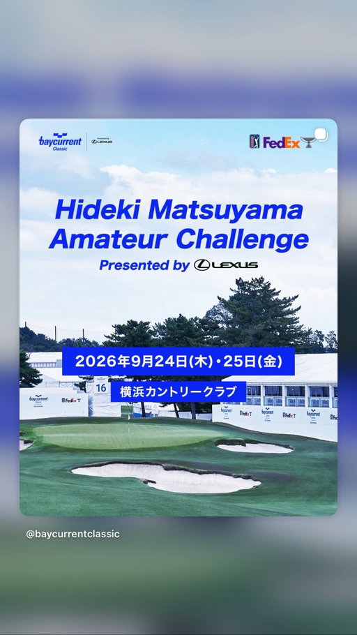 Story by hideki.matsuyama_official on Aug 20, 2026