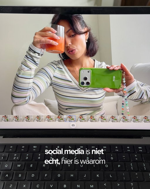 even eerlijk 💘. ik vind deze trend zoooo verfrissend en nodig. zelf ben ik al zo 15+ jaar creator, en toch vergeet zelfs ik dat niet alles wat we op social media zien maar een fractie is van het echte leven. don’t let social media fool you babes 🙏🏽🩵