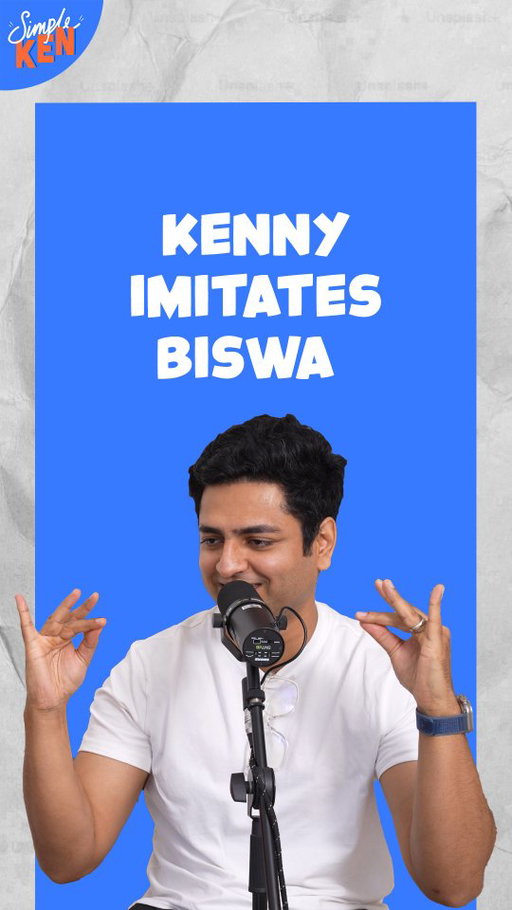 @kennethseb's imitations are dangerously accurate. 
.
.
Watch the full episode on YouTube! 
#kennysebastian #simpleken