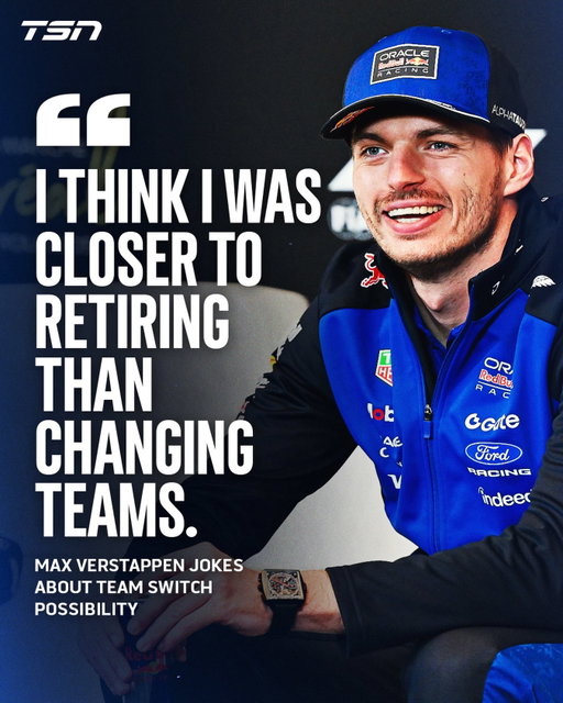 After signing a four-year extension with Red Bull Racing, Max Verstappen pours cold water on any narrative that he was considering changing teams. 😅 #F1 #Formula1