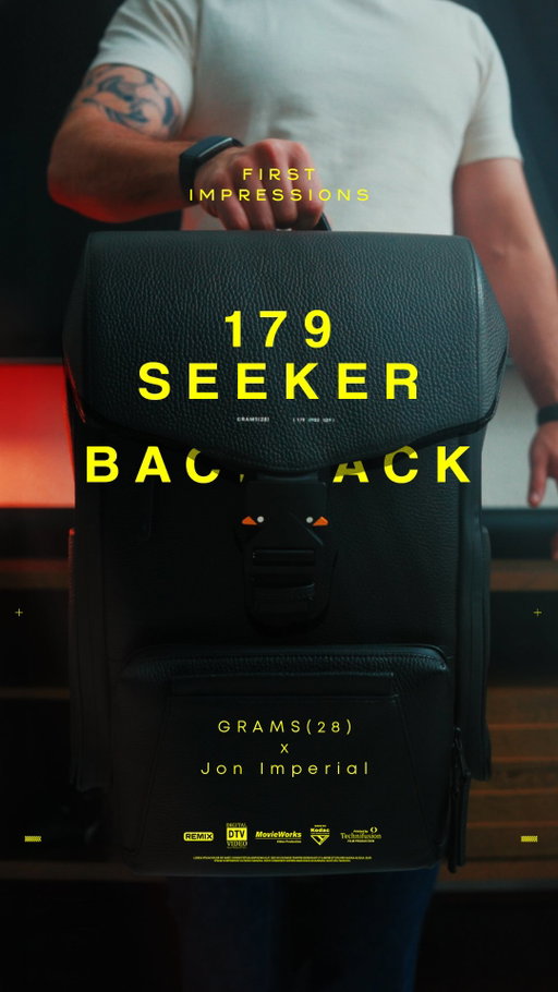Most of my bags look like equipment. This one looks like something I’d carry anywhere 🔥💼

The 179 Seeker Bacpack specs:
✅ Full-grain Italian pebbled leather, Mastrotto tannery
✅ 28.1L and fits a 16” MacBook Pro 
✅ Side access straight to the camera cube
✅ Holds its shape and stands up empty
✅ Hidden passport pocket and luggage pass-through

It’s heavy at just under 5 lbs. That’s the trade for the structure, and for me it’s worth it 🫡💯

Shoutout to @grams28 & @jonimperial for letting me check it out 🫱🏻‍🫲🏼🔥🔥🔥

#grams28 #179seeker #everydaycarry
