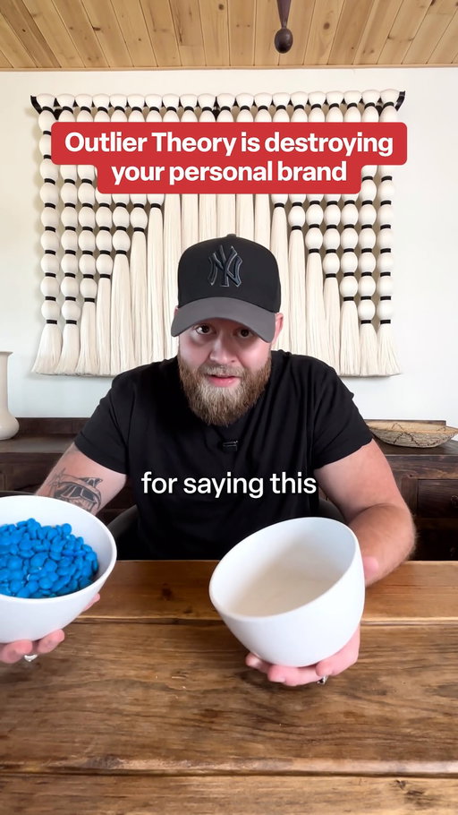 In a world of blue M&Ms, here’s 3 ways to stand out:

#1 - Borrow from other forms of media entirely (newspapers, TV, film, etc).

#2 - Operate off of data 90% of the time, but 10% of the time, throw out some crazy (untested) experiments. This is how you create the NEXT outlier in your space.

#3 - Frankenstein your content. Take certain elements from different pieces of content outside your niche and combine them into something totally new.

If you do that, you might just be the orange M&M in a world of blue 🙂