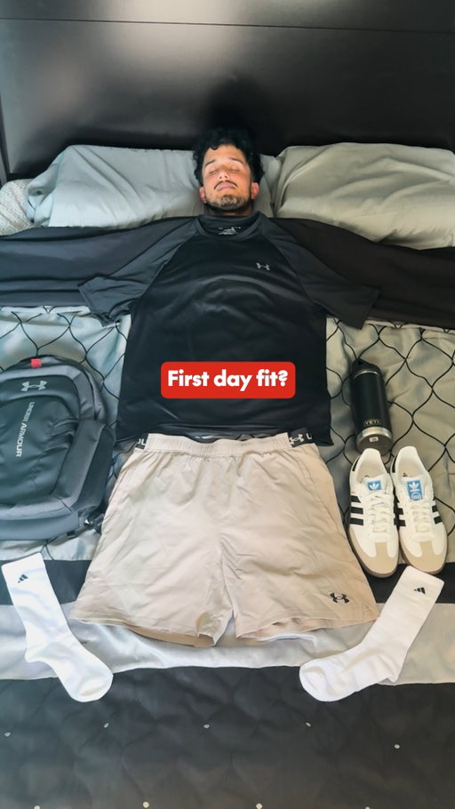 First-day fit locked in before the alarm even beeps 🎒