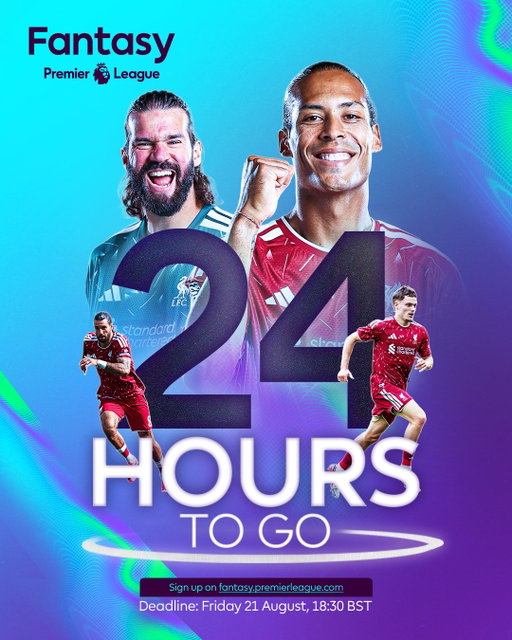 The first Fantasy Premier League deadline of the season is 24 hours away! ⏳

Which Reds are are making your team? 🔴