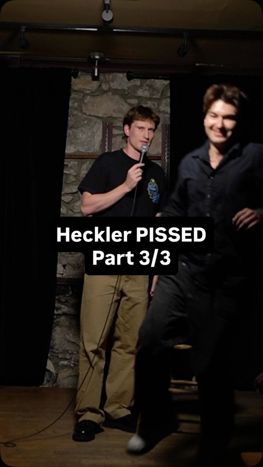 Here’s part 3/3 of an absolutely wild heckler interaction. 🤷🏼‍♂️ Should I post the full scammer joke too?