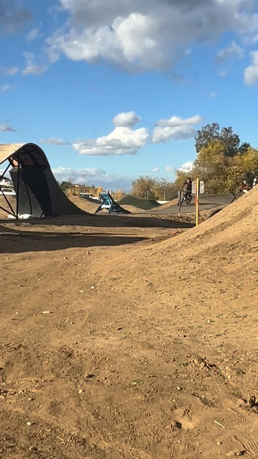 Unexpected step down at the bike park