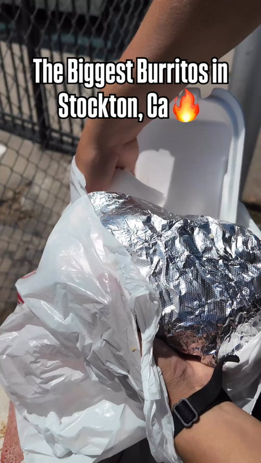 Huge Burritos! #viral #stockton #stocktonca