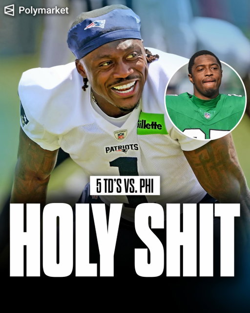 AJ Brown is giving his former team BELT again in joint practice today 🤯

He scored all 5 TD’s against Quinyon Mitchell… pray for Eagles fans 🫩