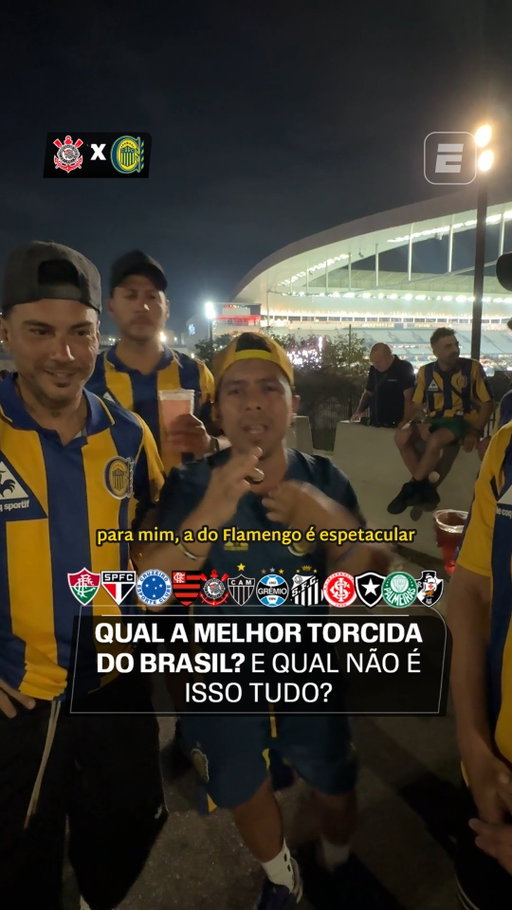 Torcedores do Rosário Central se rendem ao Flamengo e revelam qual torcida no Brasil acham "mais ou menos"! #LibertadoresNaESPN 

Assista a Corinthians x Rosario Central, AO VIVO, pela ESPN no Plano Premium do #DisneyPlus.