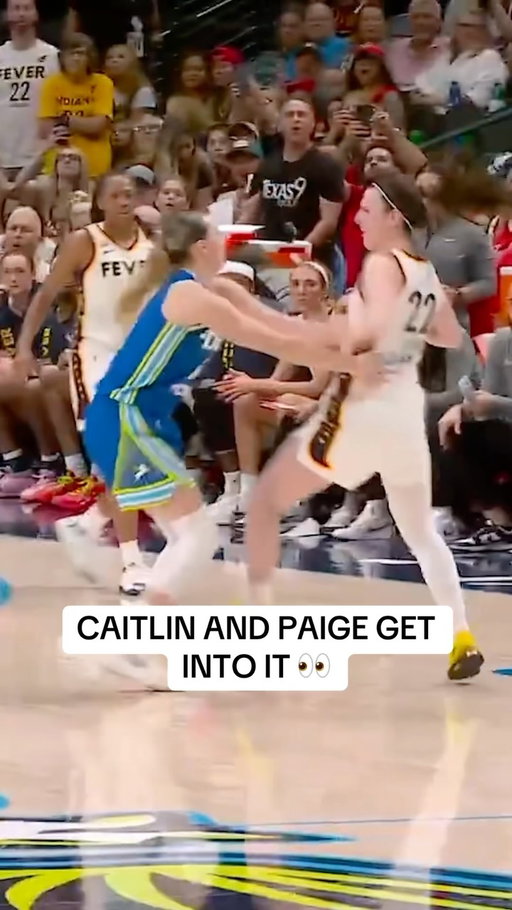 Caitlin Clark and Paige Bueckers got tangled up late in the first half 😳

(via: sportsonprime)