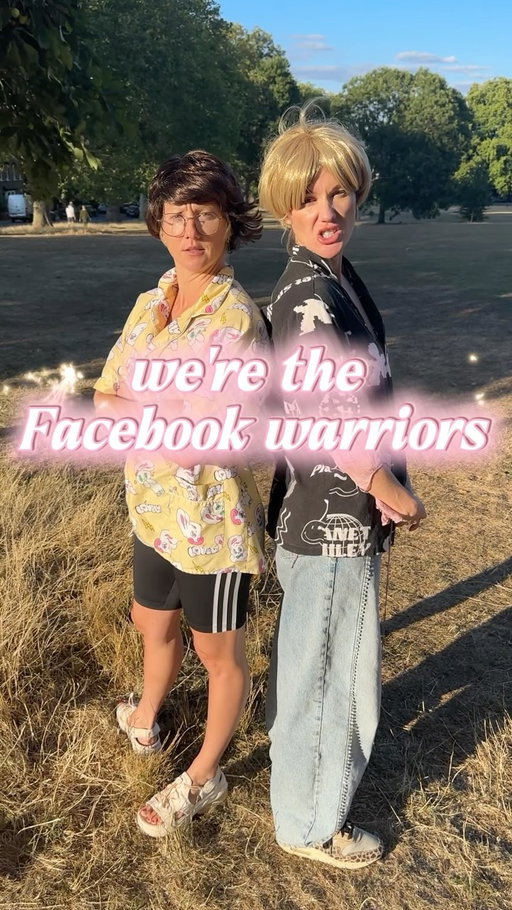 Comment only as a Facebook status from that Auntie.