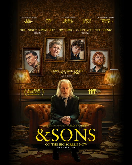 It's time for your next cinema trip 🍿 & SONS, the star-studded, darkly comedic drama led by spellbinding performances from Academy Award nominees Bill Nighy and Imelda Staunton, BAFTA nominee George MacKay, BAFTA winner Dominic West, Johnny Flynn, and rising star Noah Jupe, is finally hitting cinemas Today!✨

👉 Be sure to secure your tickets via link in bio 🎟️

#AndSons #dramafilm #darkcomedy #BillNighy #ImeldaStaunton #GeorgeMacKay #DominicWest #JohnnyFlynn #NoahJupe #outnow #cinemas @johnnyflynnmusic