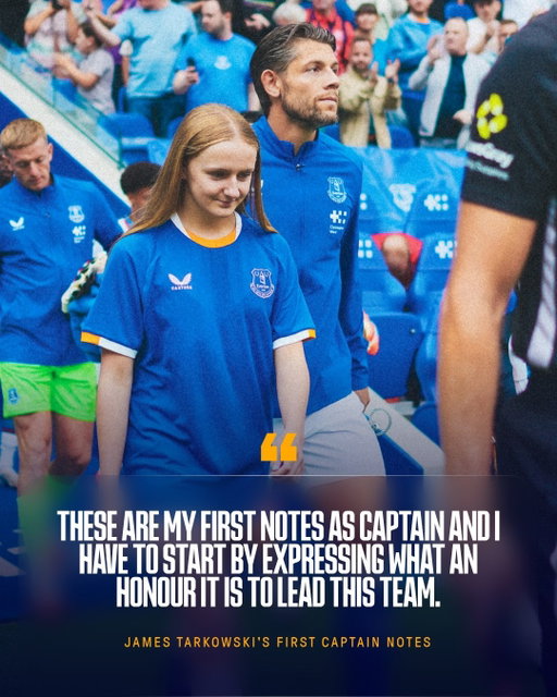 🔵 James Tarkowski writes his first-ever Everton captain's notes ahead of the 2026/27 Premier League opener against Crystal Palace.

Read in full on evertonfc.com 🔗