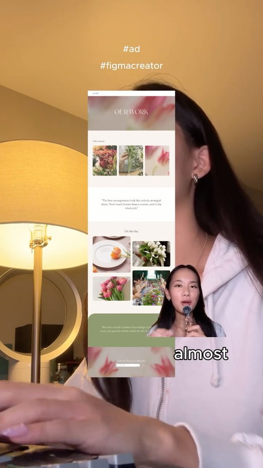 #ad Agent is in open beta and available on every Figma plan comment LINK and I’ll send you the link to try it free. 

Flower photography and soft blur effects! I’ve wanted to build in this direction for a while :) I needed a little help with finishing touches and Figma agents helped me apply the edits.

#FigmaCreator