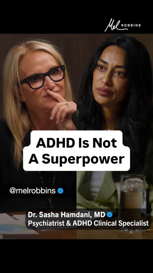 “ADHD is not a superpower.”

In this episode of The Mel Robbins Podcast, Dr. Hamdani (@thepsychdoctormd), a board-certified psychiatrist and leading expert on ADHD, shares one of the most honest perspectives I've ever heard about ADHD.

Comment “ADHD” and I’ll DM you the link to the full episode.

Dr. Hamdani explains, the most helpful way to think about ADHD is realistically.

There are things that make life easier.

There are things that make life harder.

And understanding both is what allows you to find the support, tools, and strategies that actually help.

You don't need to romanticize or fear ADHD. You just need to understand it.

🎧 “The ADHD Doctor: How to Focus, Stop Procrastinating, Manage Your Emotions, & Feel in Control”

Listen on Spotify, Apple Podcasts, or YouTube - search “Mel Robbins Podcast Sasha Hamdani”