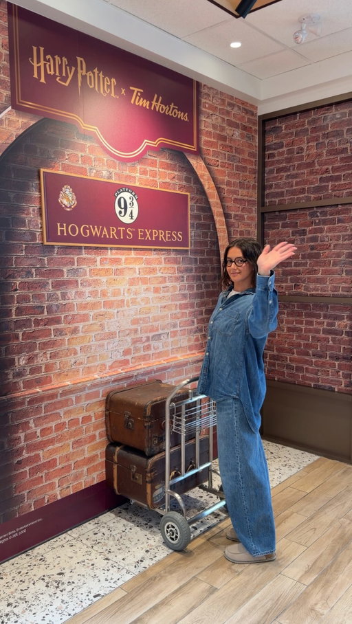 #ad Tim Hortons and Harry Potter all in one!? Does it get any better than this?✨☕️ I had the best time checking out all of the new menu items, trying some of the Harry Potter inspired treats, and getting a first look at the limited edition merch!

The Harry Potter x Tim Hortons collection is available at participating locations while supplies last, so don’t miss out! And don’t forget to follow @harrypotterstyle for all things Harry Potter!

#ad #HarryPotterStyle #HarryPotterxTimHortons