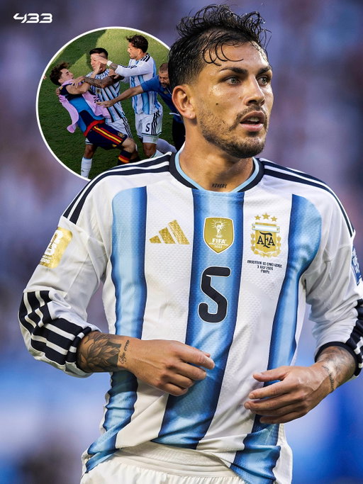 🚨 𝐁𝐑𝐄𝐀𝐊𝐈𝐍𝐆: Leandro Paredes has been given a 𝟏𝟎-𝐆𝐀𝐌𝐄 𝐁𝐀𝐍 😱❌

The AFA and several Argentina players and staff have been sanctioned following breaches during the World Cup Final 🇦🇷

❌ Leandro Paredes: 10-game ban + $90,000 fine
❌ Nahuel Molina: 7-game ban + $90,000 fine
❌ Thiago Almada: 1-game ban + $30,000 fine
❌ Roberto Ayala: 3-game ban + $30,000 fine
❌ Pablo Martín Páez Gavira: 1-game ban + $30,000 fine
🏟️ AFA: Next 2 home matches limited to 50% capacity
💰 AFA: $321,000 fine
🤝 $100,000 must be invested in an anti-discrimination plan