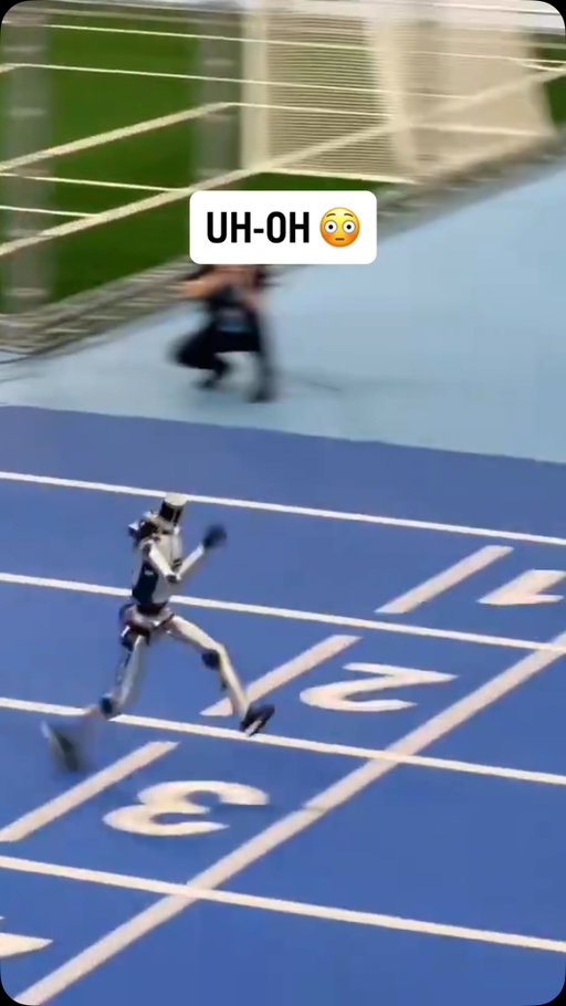 This robot practicing for the World Humanoid Robot Games may be able to run an impressive sprint time, but it still hasn’t quite figured out how to stop... 😅🤖

🎥: X/pianhangx