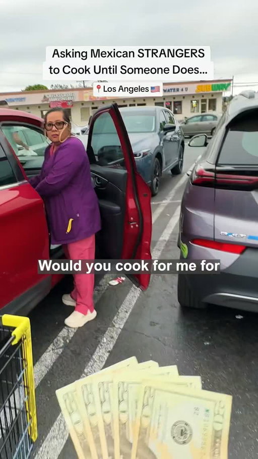 Asking Mexican STRANGERS to Cook Until Someone Does #cookingchallenge #cookforme #cooking #losangeles

'Cook For Me’ is a food and travel man-on-the-street show created by Samuel Donner — the "Cook For Me" guy, who asks strangers around the world, "Would you cook for me?”